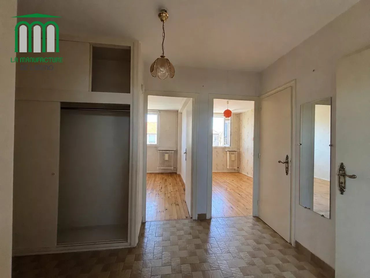 SAINT ETIENNE VIVARAIZE FAURIEL – APPARTEMENT T3 TRAVERSANT DE 56.08m2 + CAVE