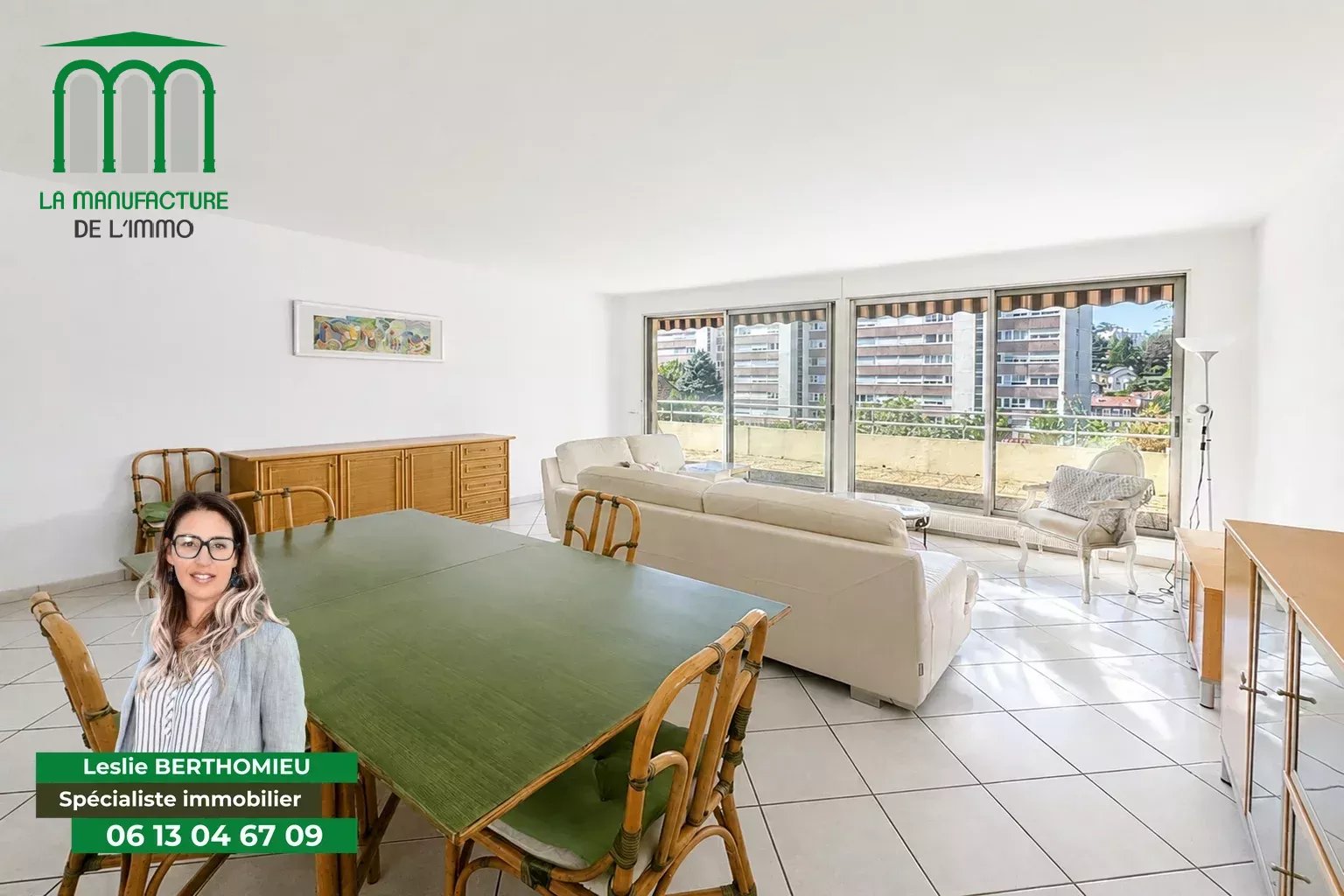 Appartement T5 dans copropriété de standing avec belle terrasse