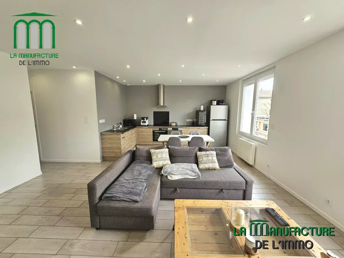 F3 traversant de 69 m² belle piece de vie de 34 m²
