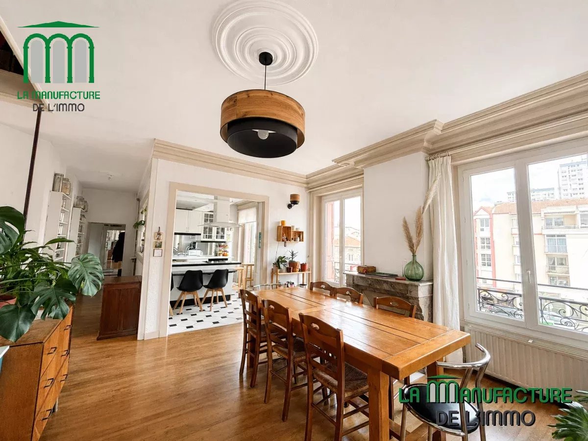 f5 172,91 m² carrez, terrasse, garage – firminy centre-ville – ideal grande famille