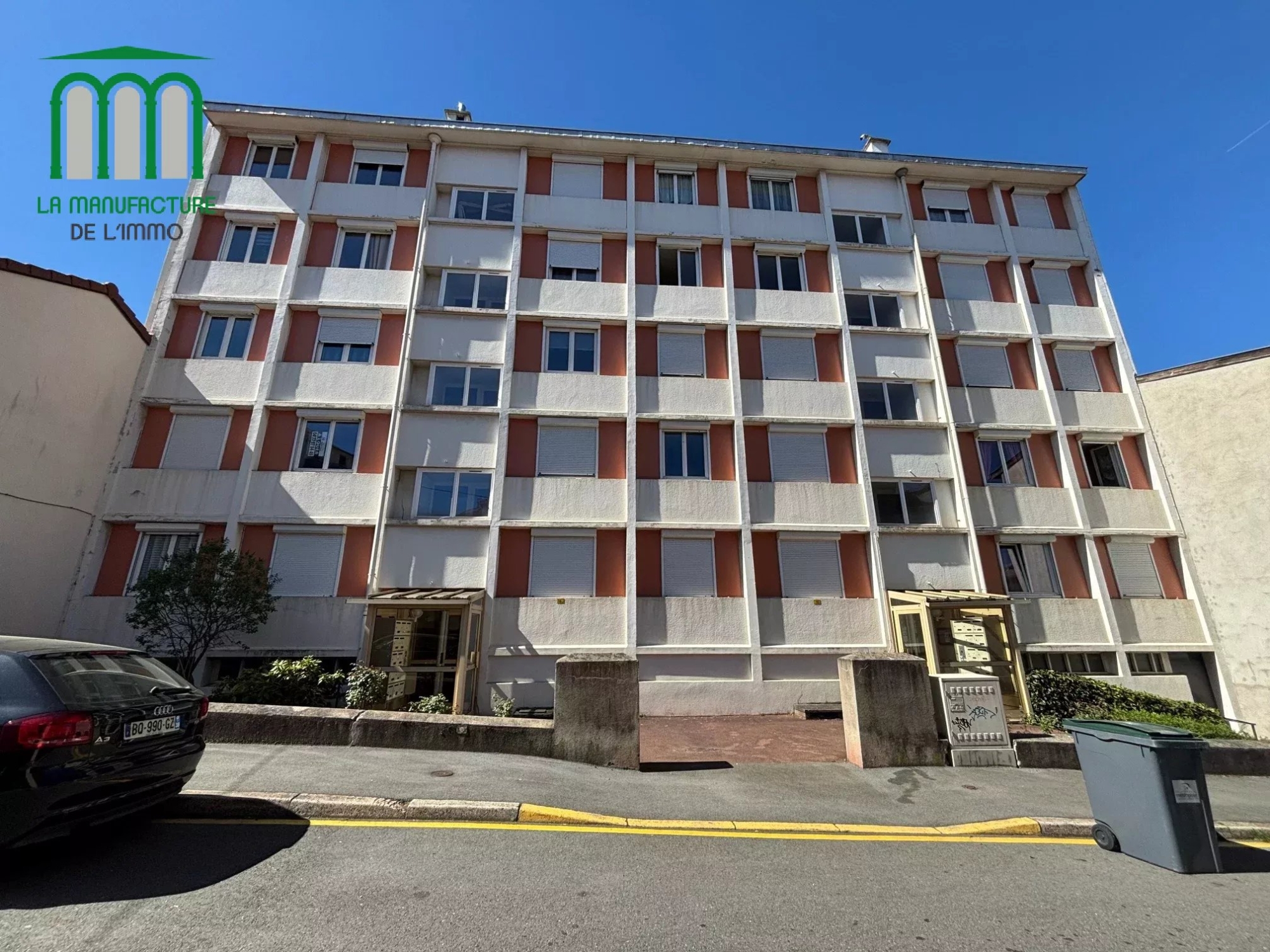 SAINT ETIENNE VIVARAIZE FAURIEL – APPARTEMENT T3 TRAVERSANT DE 56.08m2 + CAVE