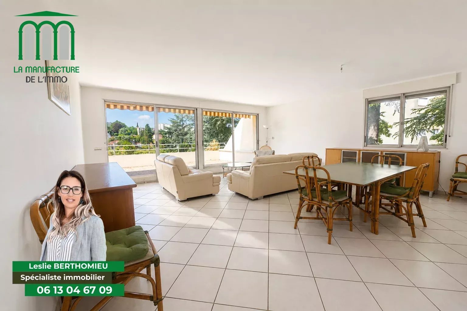Appartement T5 dans copropriété de standing avec belle terrasse
