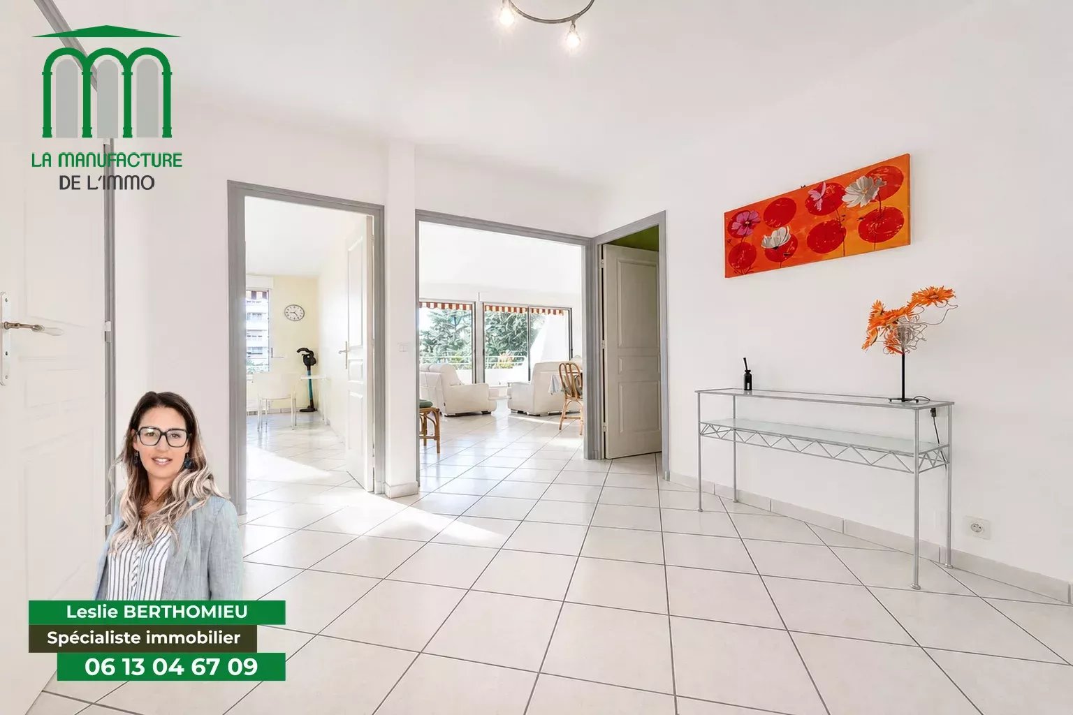 Appartement T5 dans copropriété de standing avec belle terrasse