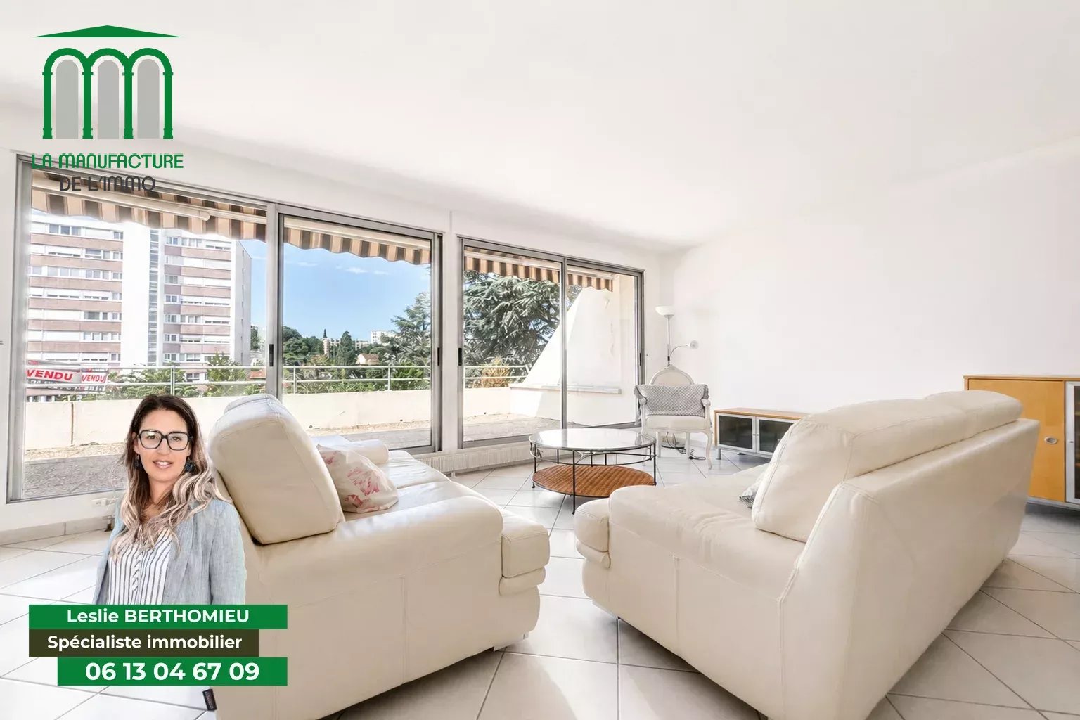 Appartement T5 dans copropriété de standing avec belle terrasse