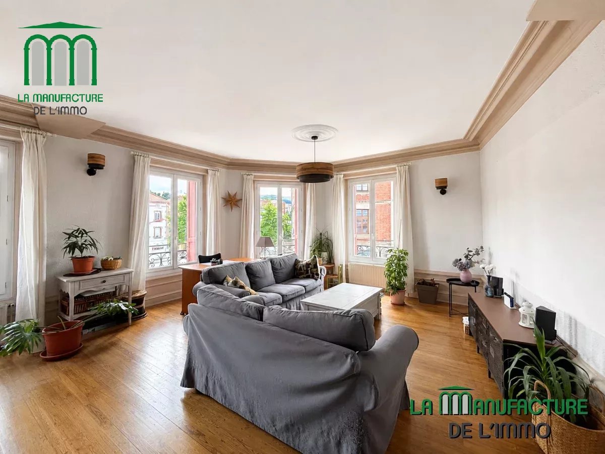 f5 172,91 m² carrez, terrasse, garage – firminy centre-ville – ideal grande famille