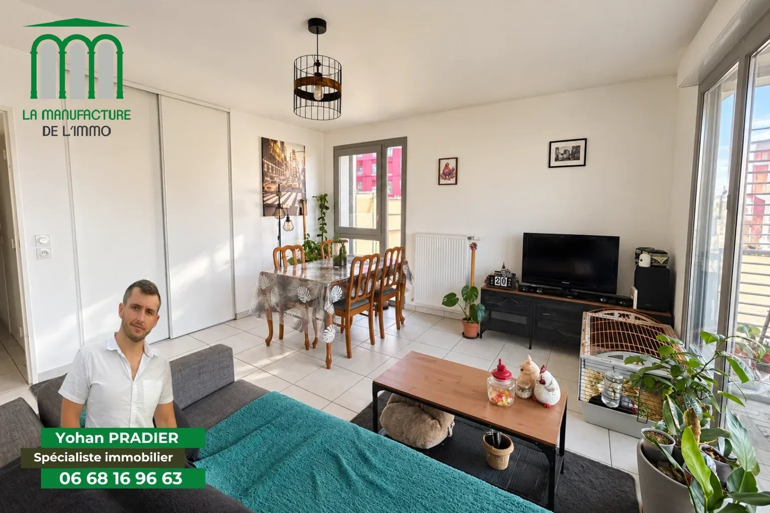Splendide appartement avec 2 chambres et garage