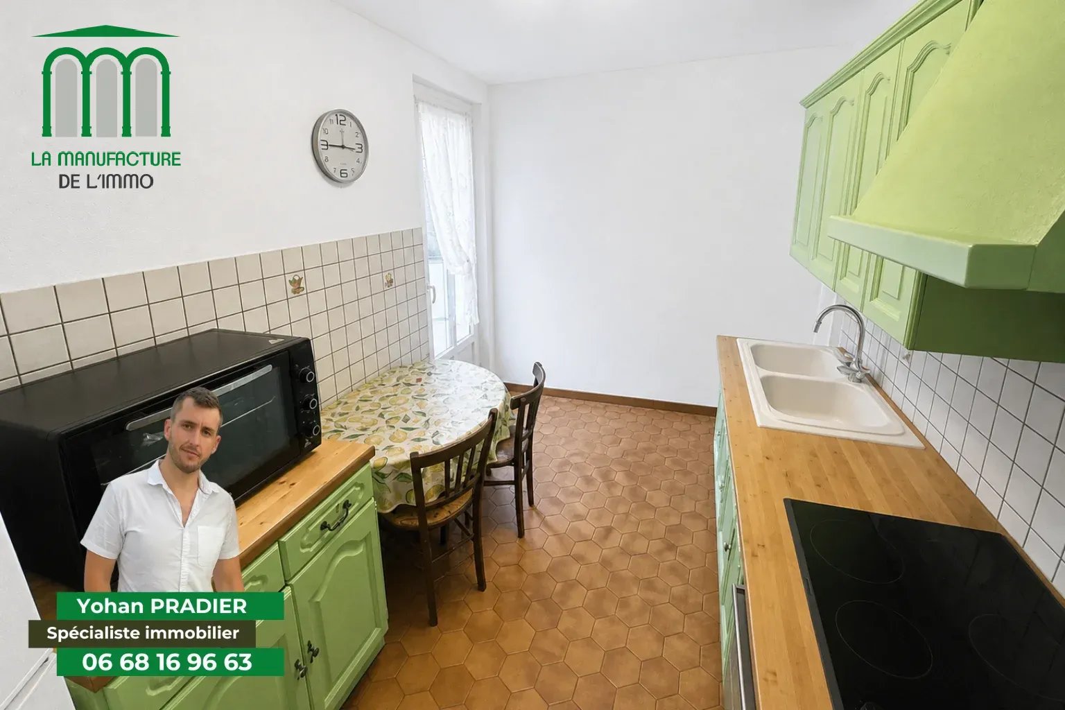 Appartement T5 – 3 Chambres, cave et garage