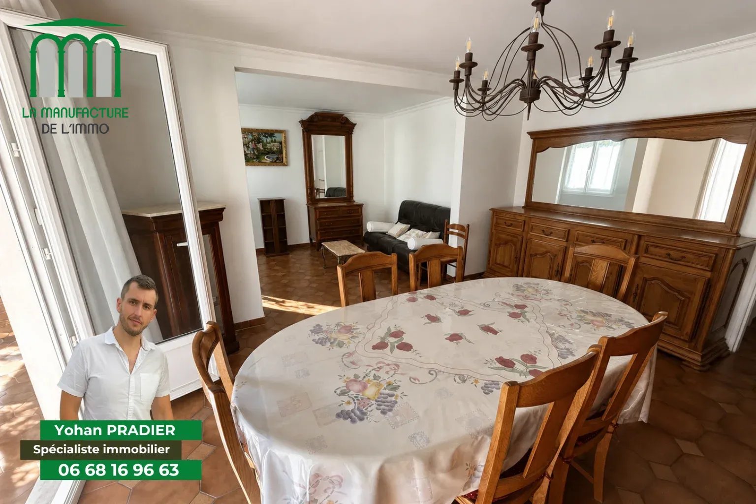 Appartement T5 – 3 Chambres, cave et garage