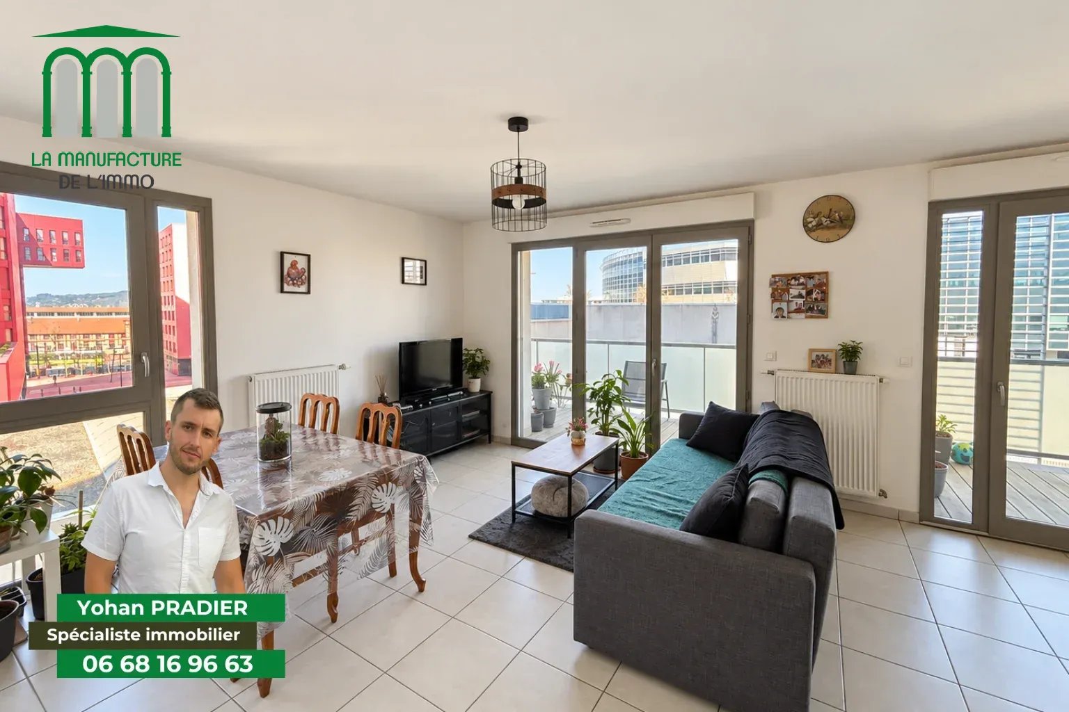 Splendide appartement avec 2 chambres et garage