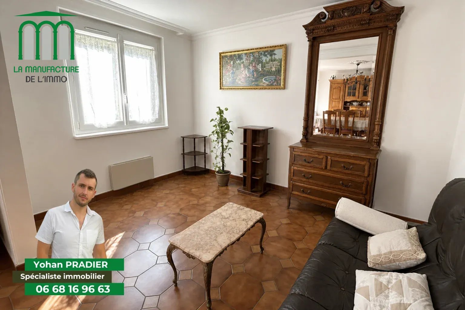 Appartement T5 – 3 Chambres, cave et garage