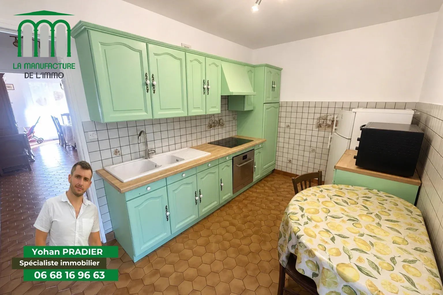 Appartement T5 – 3 Chambres, cave et garage