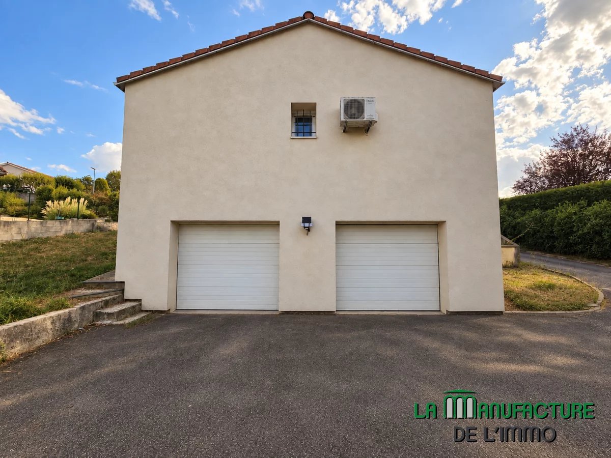 maison 85,97 m² habitable (170 m² au sol total) + terrasses, sous-sol et jardin la ricamarie secteur calme ideal famille