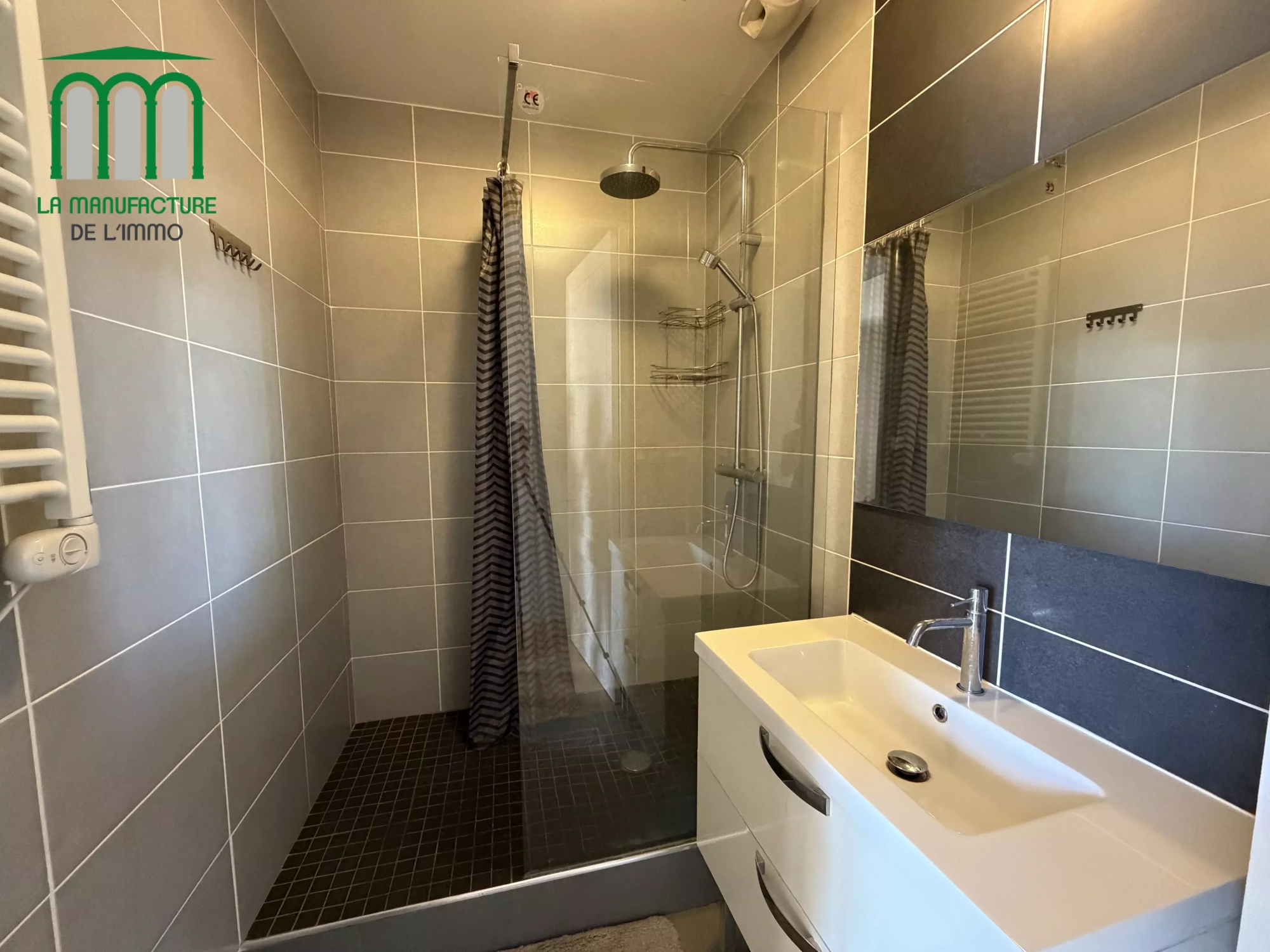 Appartement F3 – 72,58M2 – 2 Caves – Garage – Saint-Etienne/ Bergson – La Terrasse