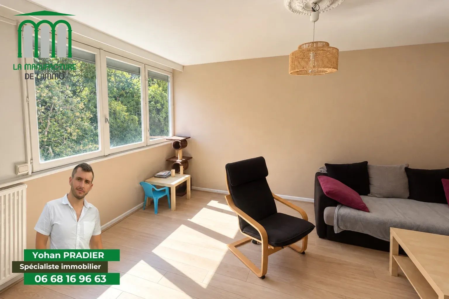 Spacieux appartement F7 de 127 m² – 5 Chambres
