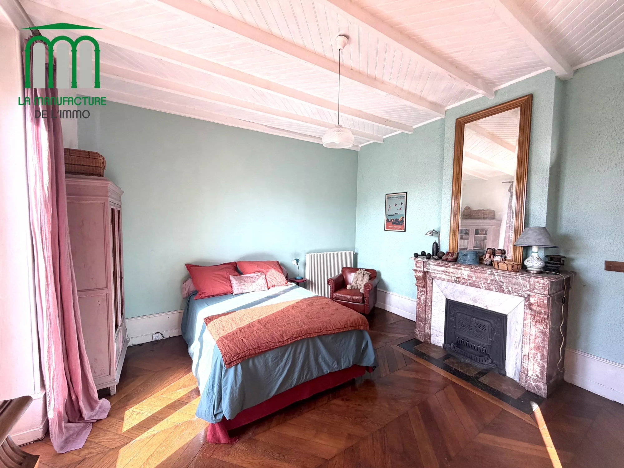 Maison bourgeoise de 1906 – 297.93 m² habitables – parcelle de terrain de 2480 m²- secteur Cotatay / La Pouratt’e