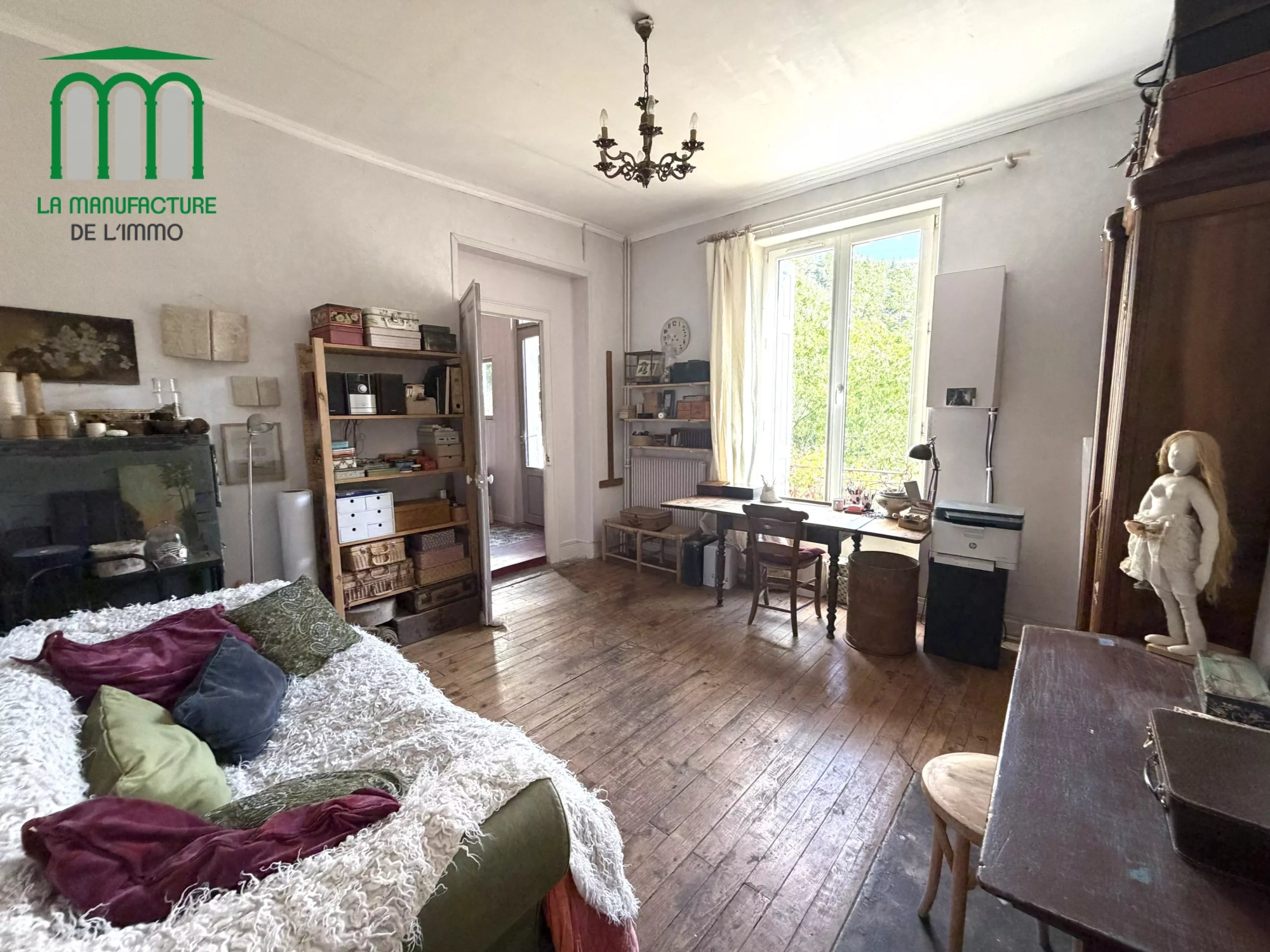 Maison bourgeoise de 1906 – 297.93 m² habitables – parcelle de terrain de 2480 m²- secteur Cotatay / La Pouratt’e