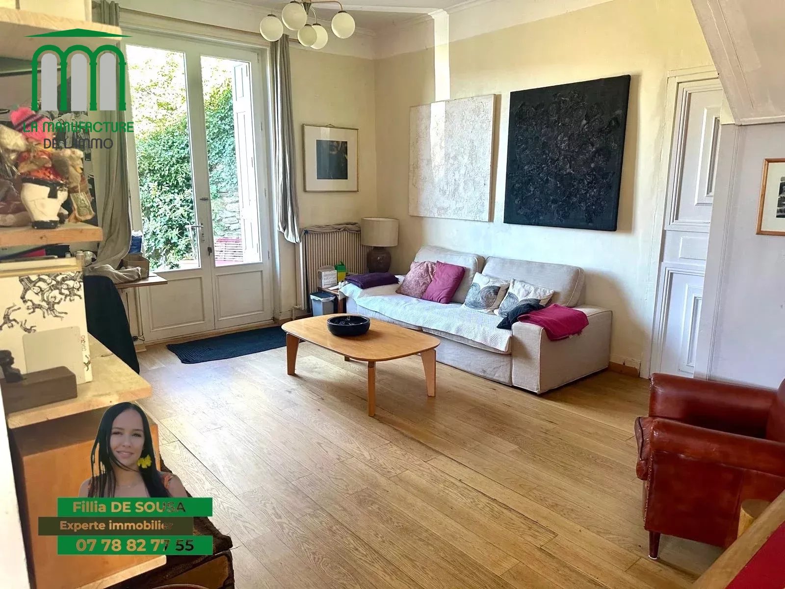 Maison bourgeoise de 1906 – 297.93 m² habitables – parcelle de terrain de 2480 m²- secteur Cotatay / La Pouratt’e