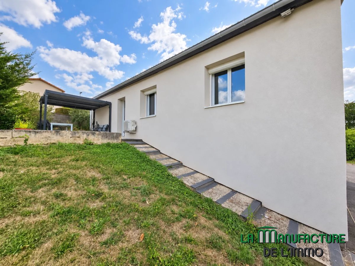 maison 85,97 m² habitable (170 m² au sol total) + terrasses, sous-sol et jardin la ricamarie secteur calme ideal famille