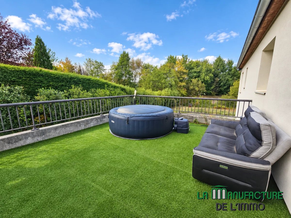 maison 85,97 m² habitable (170 m² au sol total) + terrasses, sous-sol et jardin la ricamarie secteur calme ideal famille