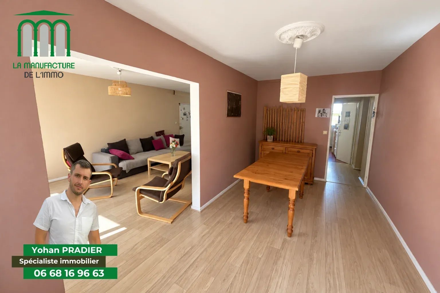 Spacieux appartement F7 de 127 m² – 5 Chambres