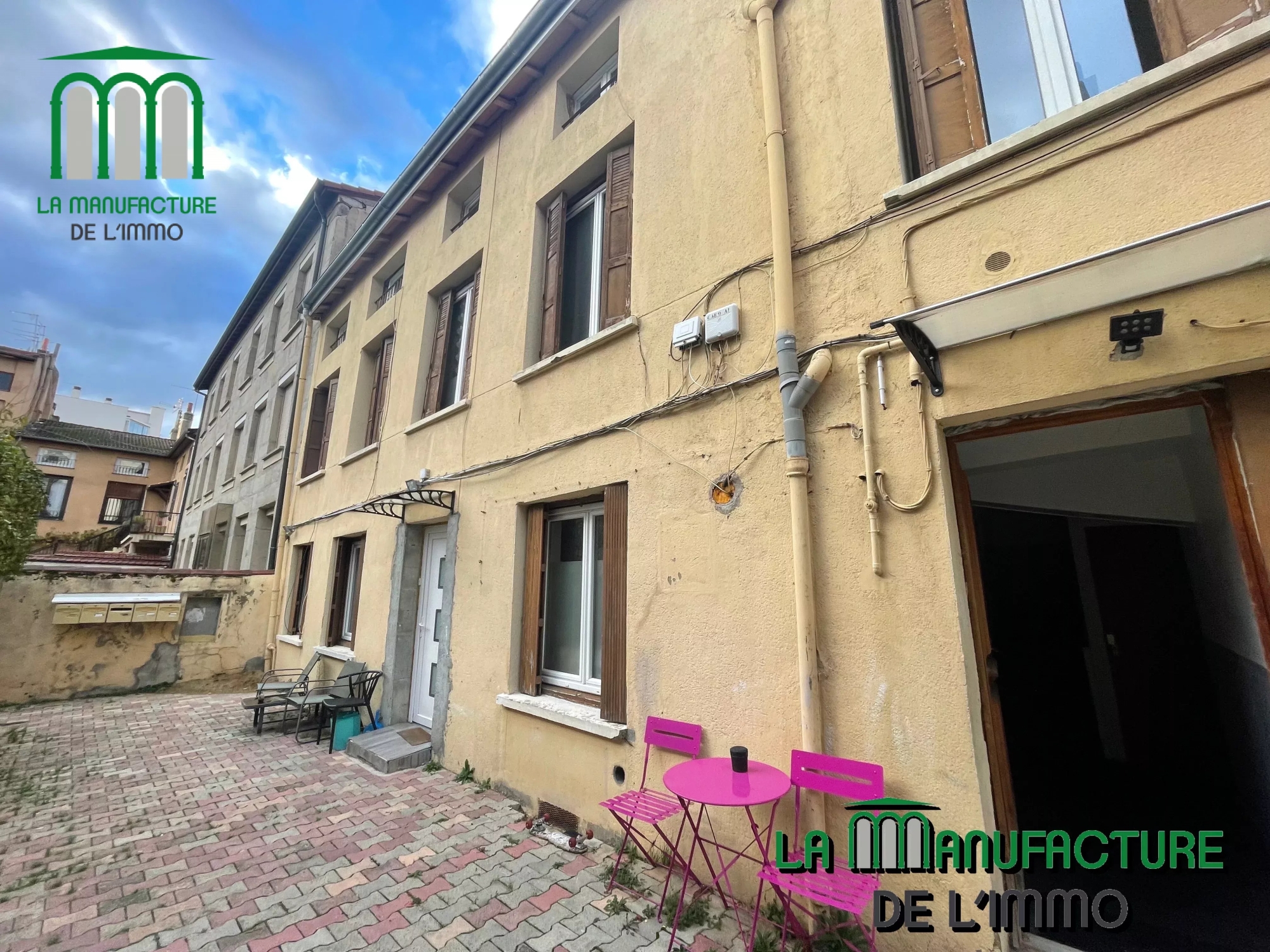 immeuble de rapport 266,44 m² carrez (5 appartements) avec cour – saint-etienne carnot / jean jaures – ideal investisseur