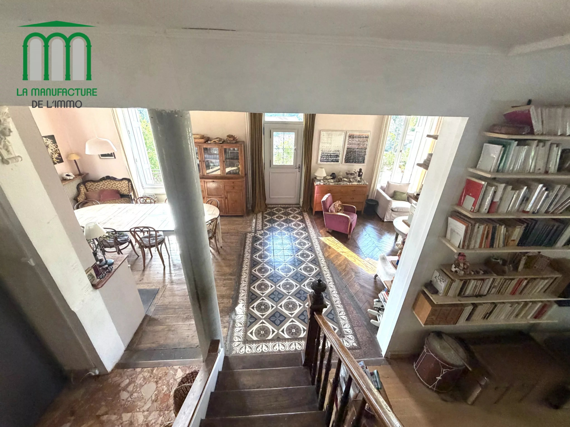 Maison bourgeoise de 1906 – 297.93 m² habitables – parcelle de terrain de 2480 m²- secteur Cotatay / La Pouratt’e