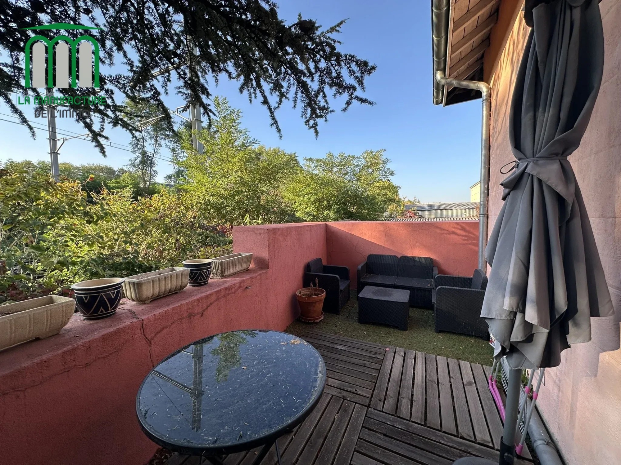 Appartement F4 avec terrasse, cave et garage Le Chambon-Feugerolles