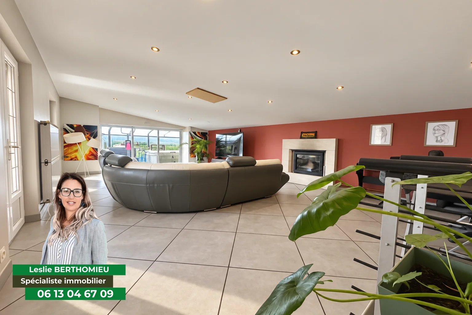 Maison individuelle 175m2 à Beauzac sur parcelle de 1628m2 avec piscine