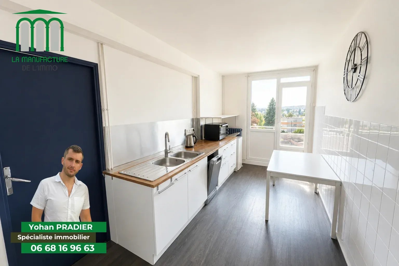 Grand appartement T5 – 4 Chambres – Résidence arc en ciel