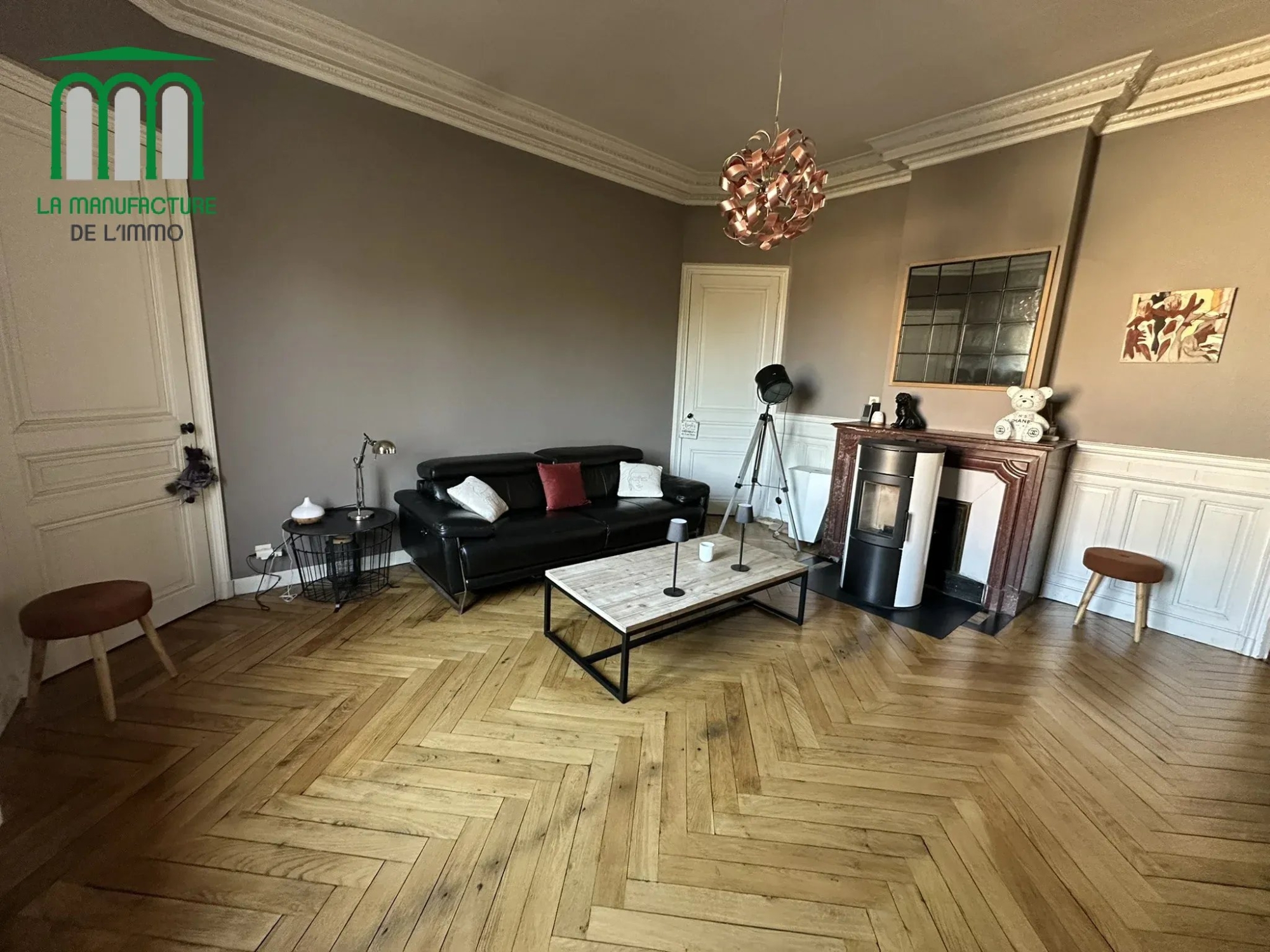 Appartement F4 avec terrasse, cave et garage Le Chambon-Feugerolles