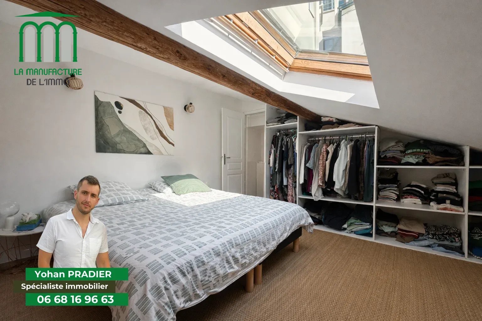 Grand Triplex 4 Chambres – 1 Garage – Secteur Michelet – Hall Mazerat