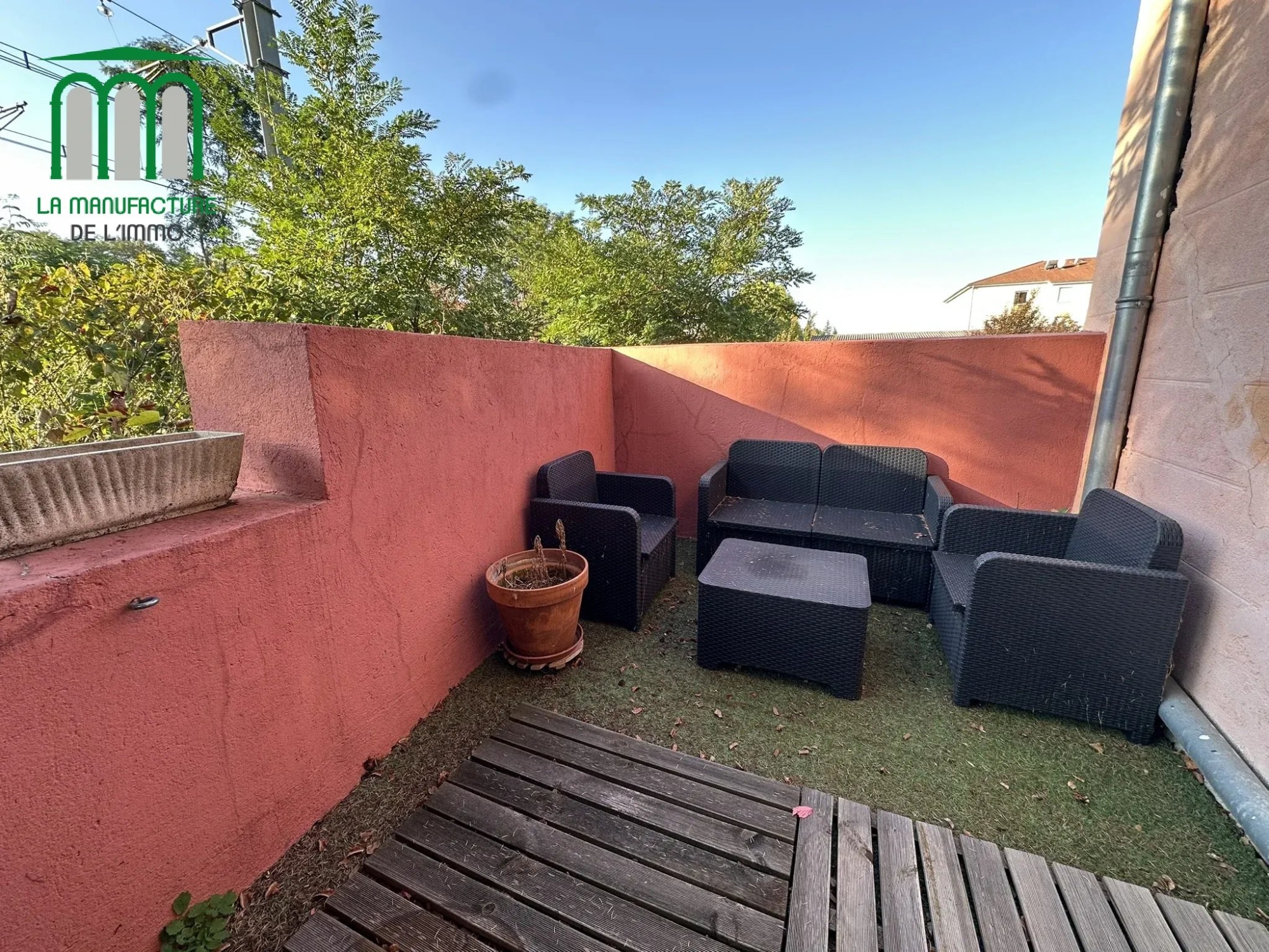 Appartement F4 avec terrasse, cave et garage Le Chambon-Feugerolles