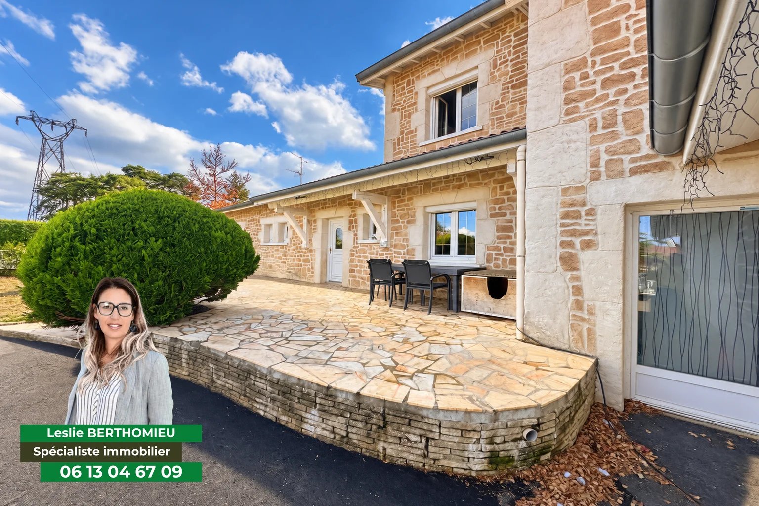 Maison individuelle 175m2 à Beauzac sur parcelle de 1628m2 avec piscine