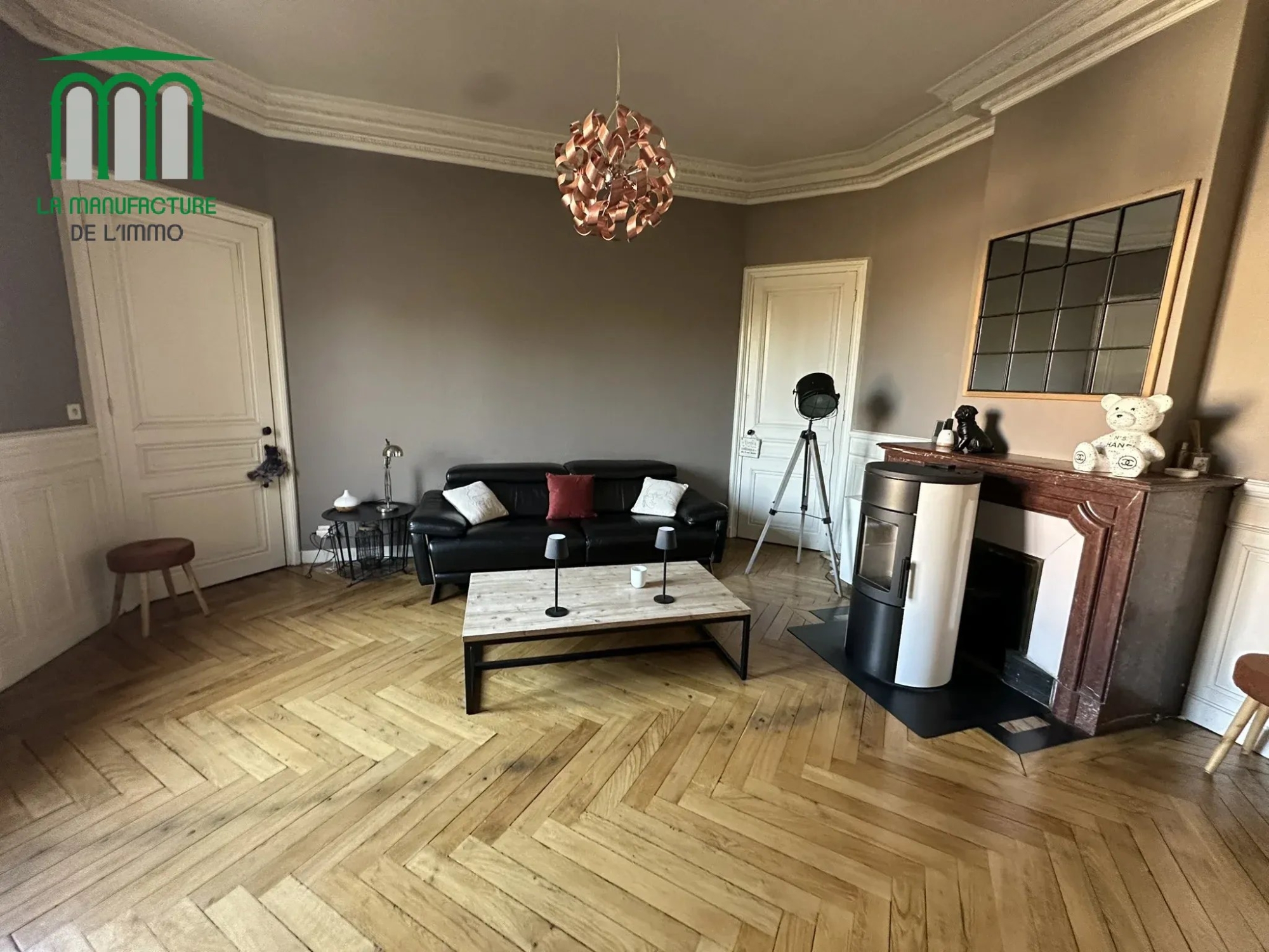 Appartement F4 avec terrasse, cave et garage Le Chambon-Feugerolles