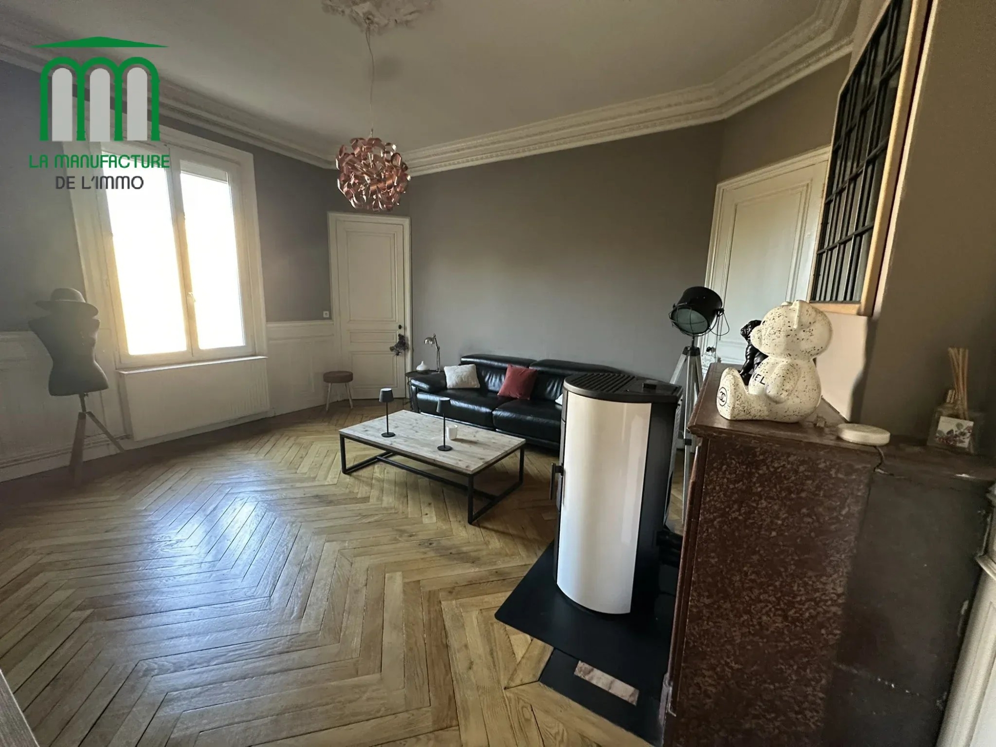 Appartement F4 avec terrasse, cave et garage Le Chambon-Feugerolles