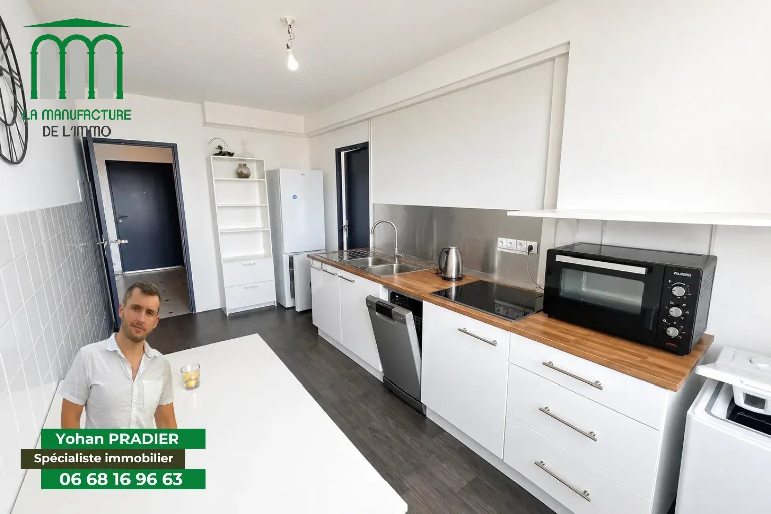 Grand appartement T5 – 4 Chambres – Résidence arc en ciel